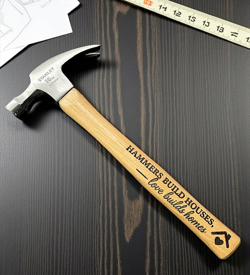 Personalized Engraved Hammer – 16 oz. Claw
