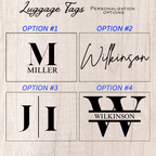 Custom Leatherette Luggage Tag
