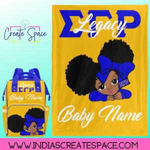 Sigma Gamma Rho-Sorority Pride Custom Diaper Bag