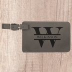 Custom Leatherette Luggage Tag