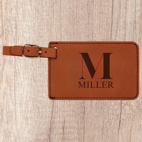 Custom Leatherette Luggage Tag