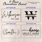 11 Piece Marble Cutting Board