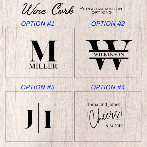 Custom Wine Stopper Personalized