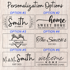 Personalized Marble Coaster Set