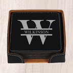 Laserable Leatherette 6-Coaster Set