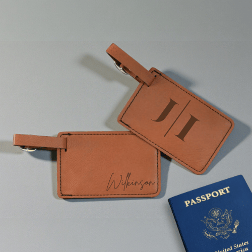 Custom Leatherette Luggage Tag