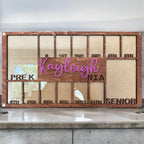 Personalized School Years Picture Frame Pre-K through Graduation