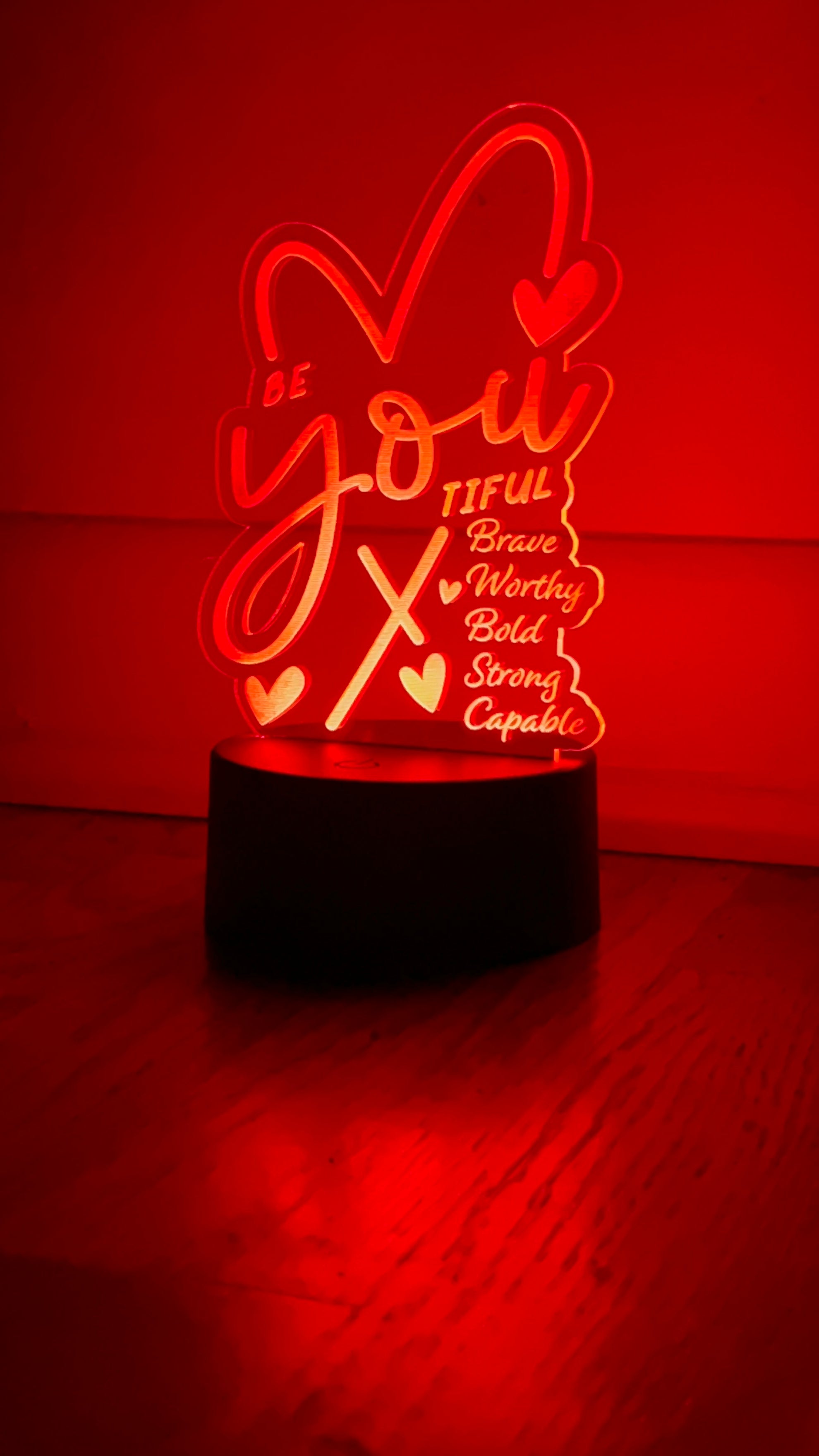 Affirmation Led Light