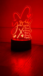 Affirmation Led Light