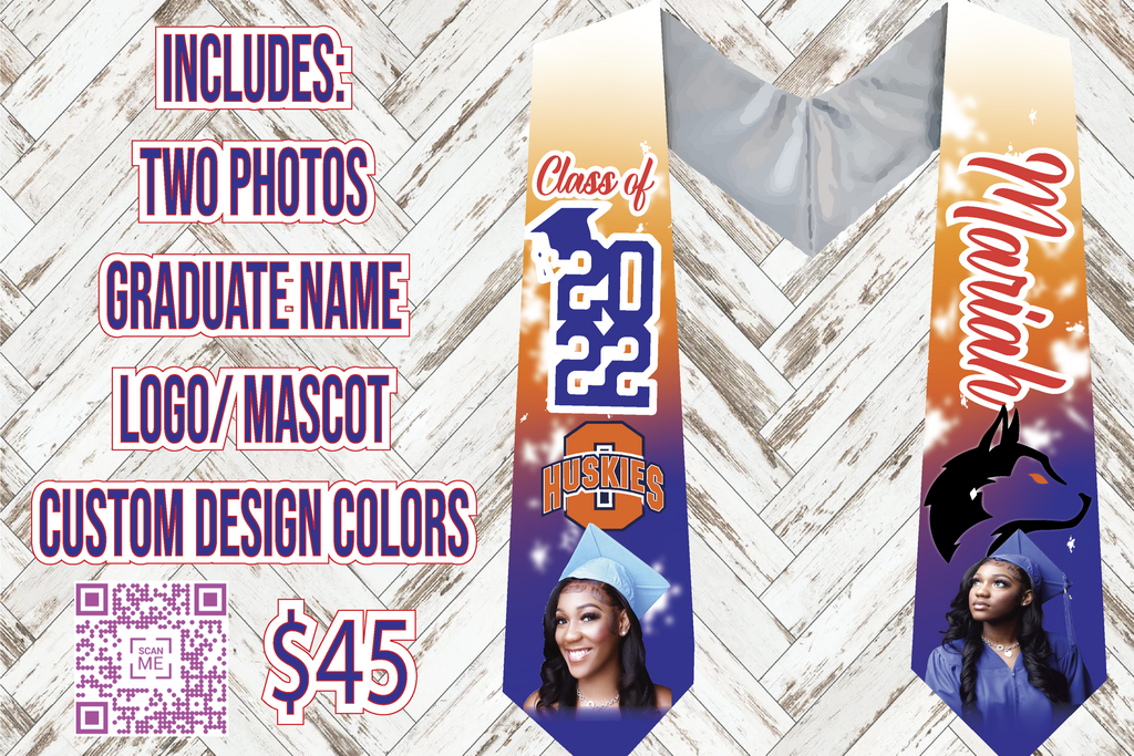 Customized Graduation Stole