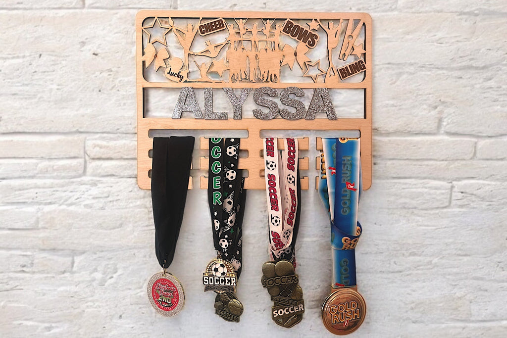 Competitive Cheer Medal Holder Custom