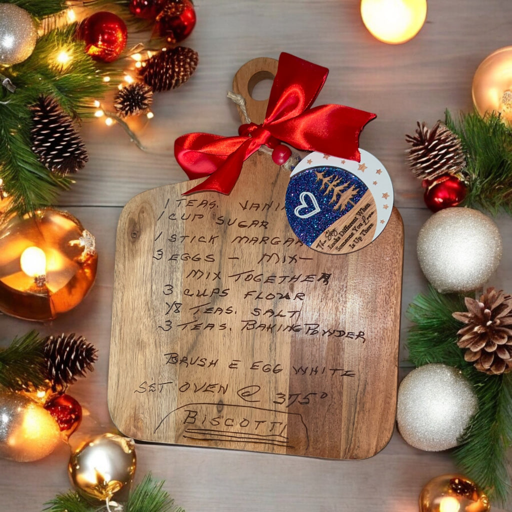Custom Handwritten Recipe Cutting Board