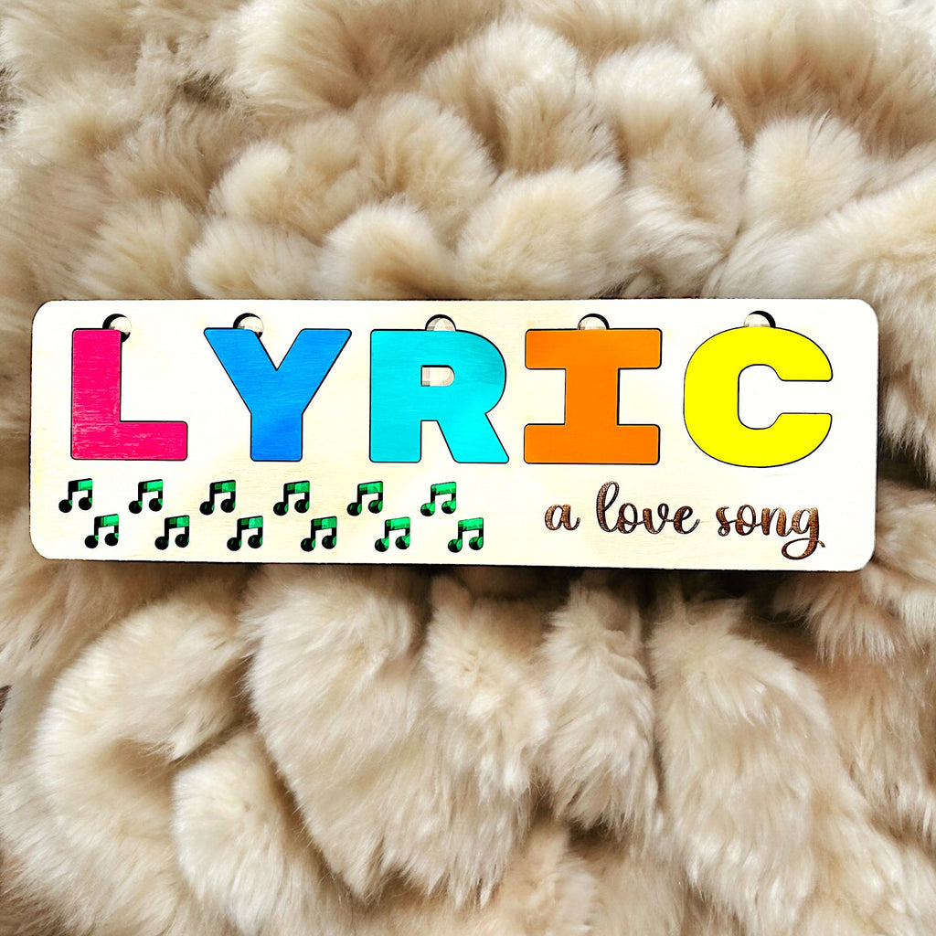 Name Puzzle, Name Meaning Puzzle, Personalized Gift for Baby and Toddler, Natural Wooden Puzzle, First Birthday Gift