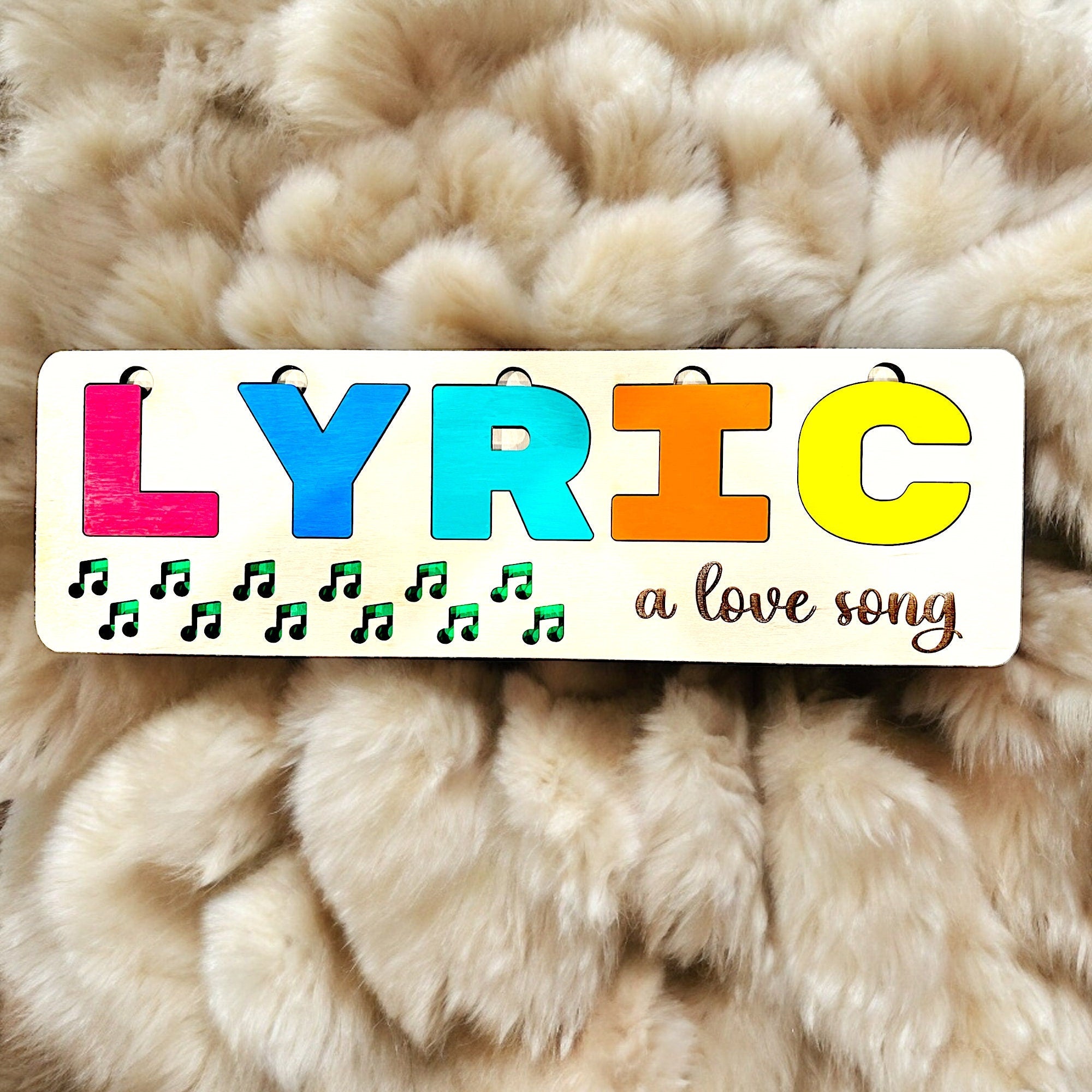 Name Puzzle, Name Meaning Puzzle, Personalized Gift for Baby and Toddler, Natural Wooden Puzzle, First Birthday Gift