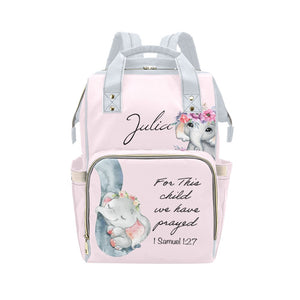 For This Child I Have Prayed Diaper Bag