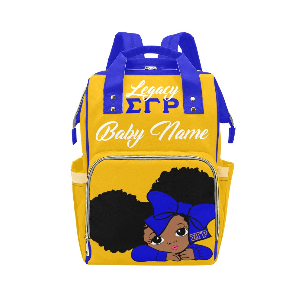 Sigma Gamma Rho-Sorority Pride Custom Diaper Bag