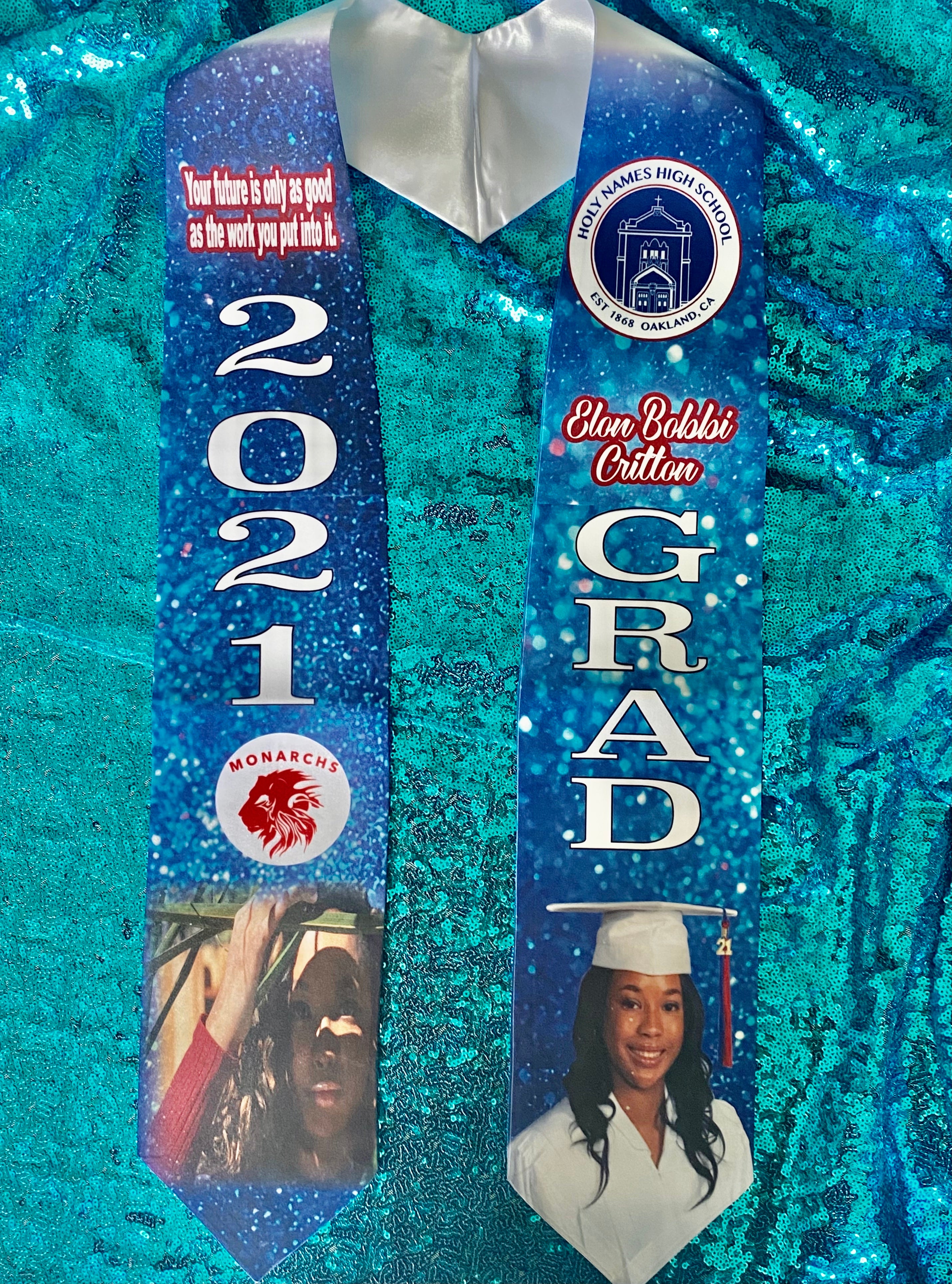 Customized Graduation Stole