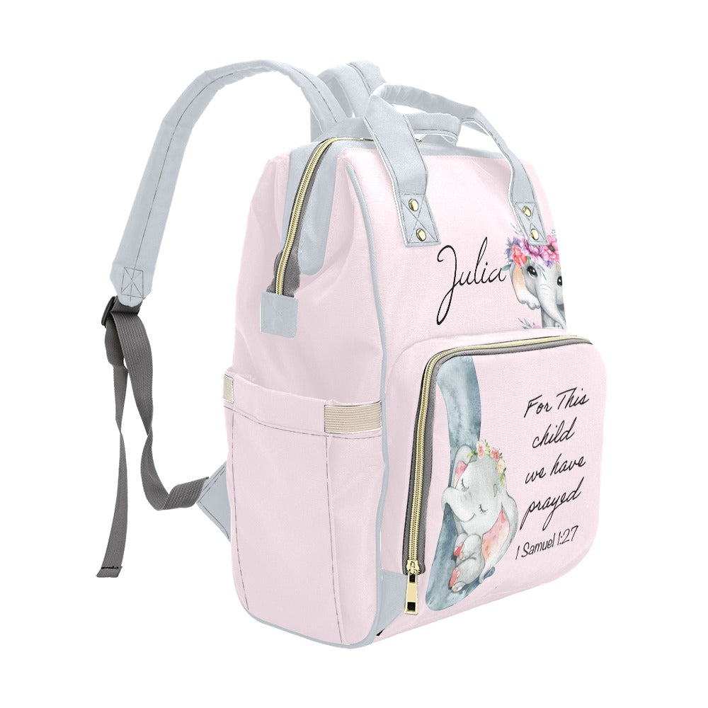 For This Child I Have Prayed Diaper Bag