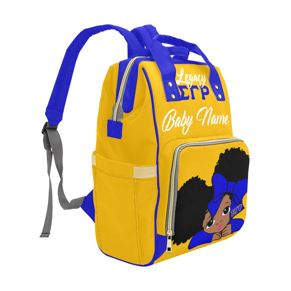 Sigma Gamma Rho-Sorority Pride Custom Diaper Bag